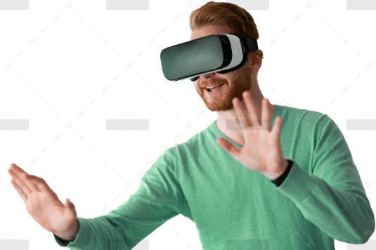 demo attachment 1197 man wearing virtual reality headset at home d7ayctv 2
